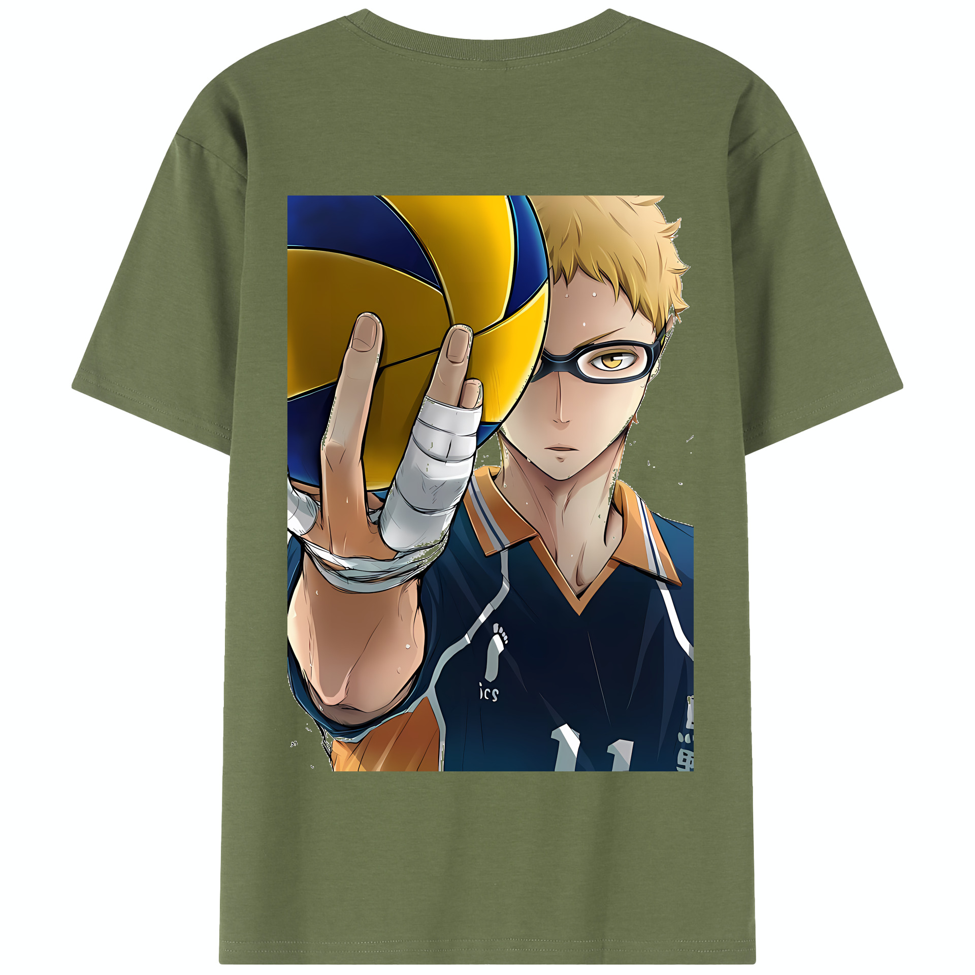 （画像用） ハイキュー!! Haikyu!! 綿100％半袖Tシャツ（背面プリント）